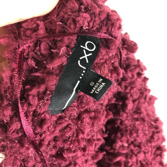 RXB Wine Cozy Popcorn Button Down Cardigan S NWT - Picture 5 of 6